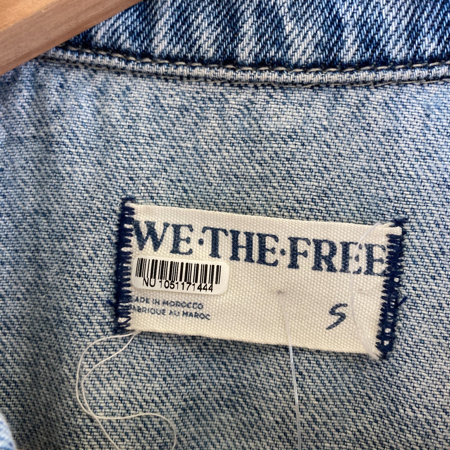 We the Free by Free People Marci Denim Jumpsuit Coverall - Size S - 0327SM