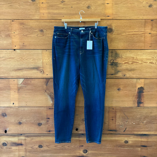 24 / Plus Size - Good American Dark Wash Stretch Fit Good Legs Jeans NEW 1206HP