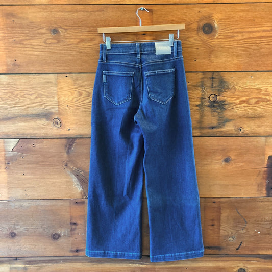 PAIGE Blue Wide-Leg Anessa Women’s Regular Jeans - Size 25 - 0926PB