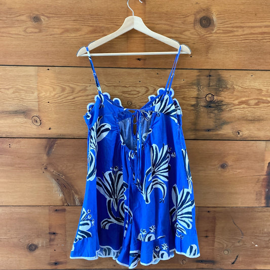 Suzanne Lustig x Celandine Anthropologie Bloom Cotton Romper - Size S NEW 0114KE