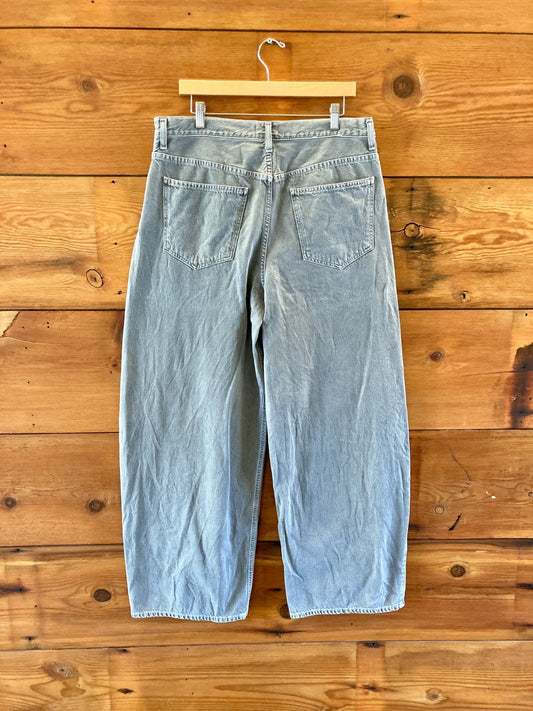 AGOLDE Gray Wide Leg Front Seam Kristen High Rise Jeans - Size 31 - 0106KA