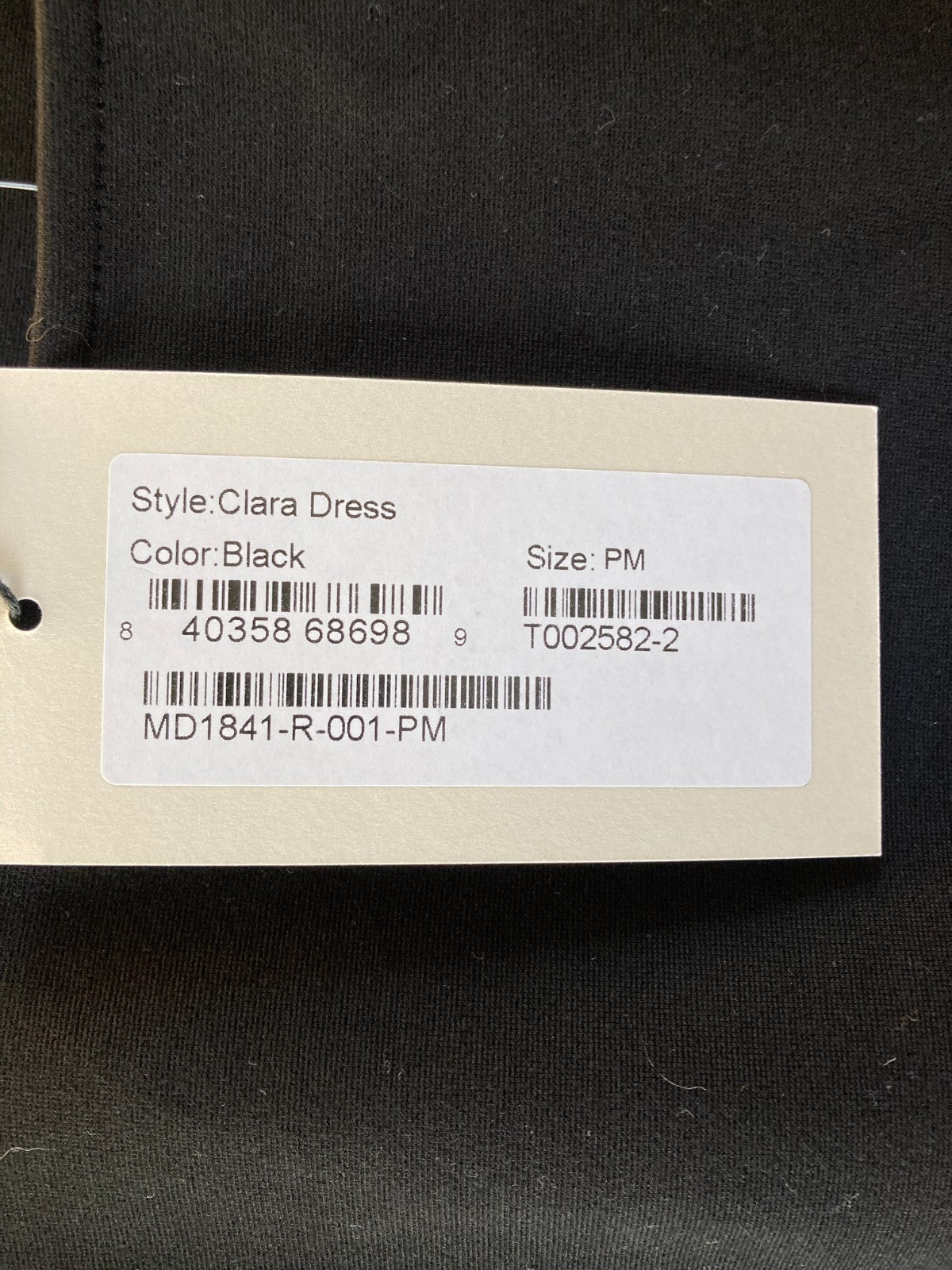 Marcella NYC Black Sleeveless Cotton Poplin Clara Dress NEW - M Petite - 0326EN