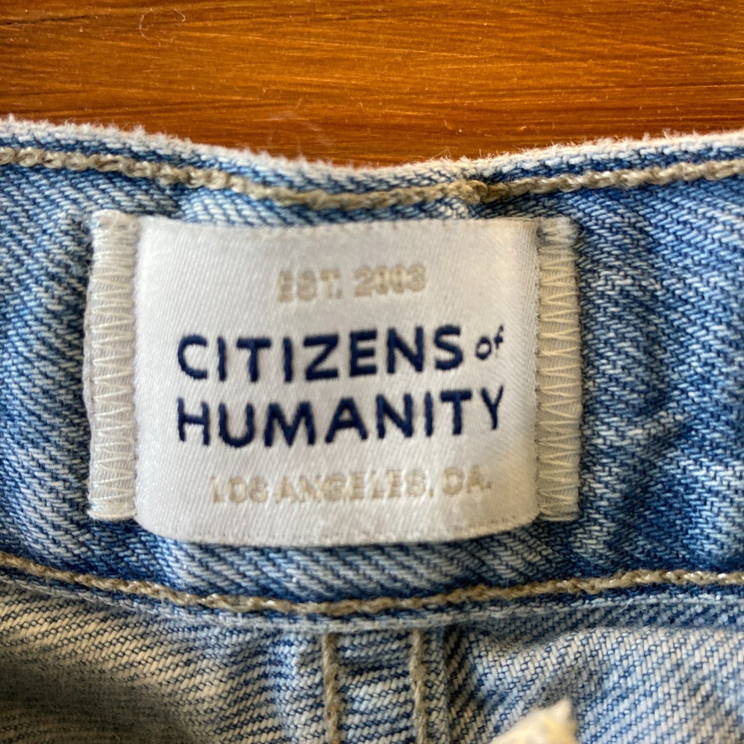 Citizens of Humanity Brynn Drawstring Trouser in Blue Lace - Size 28 - 0425NK