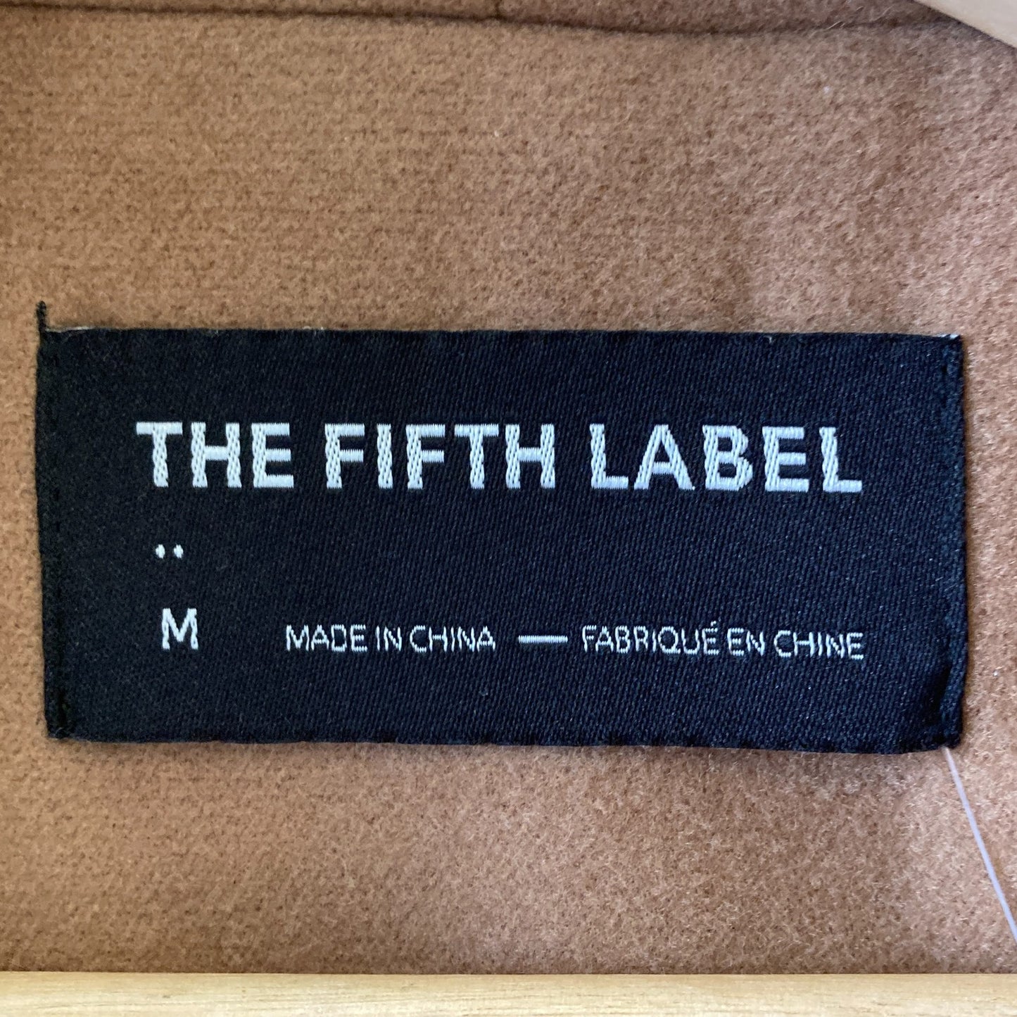 M - The Fifth Label Anthropologie Camel Brown Belted Trench Coat Jacket 0507AH