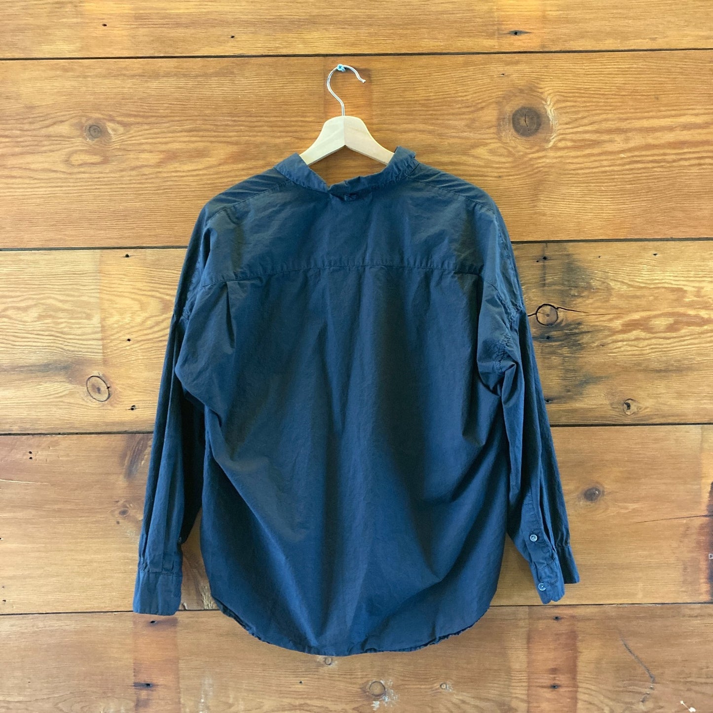 Alex Mill Black Poplin Long Sleeve Button Front Shirt - Size S - 1010RC