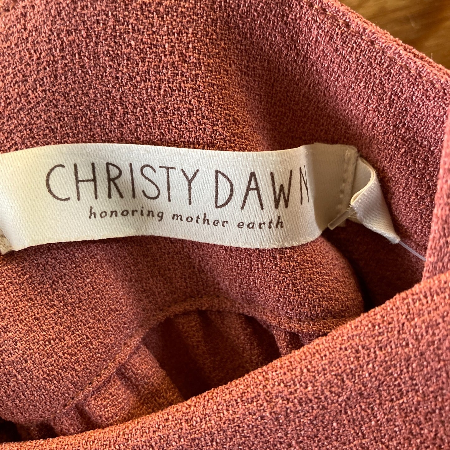 Christy Dawn Dusty Rose Tiered Sleeveless Midi Length Dress - Size XS - 0318TR
