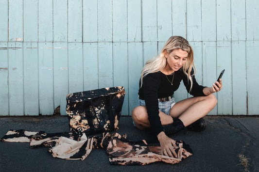 Db Journey x Sage Erickson Black Patterned Essential 25L Tote Bag 0720LP