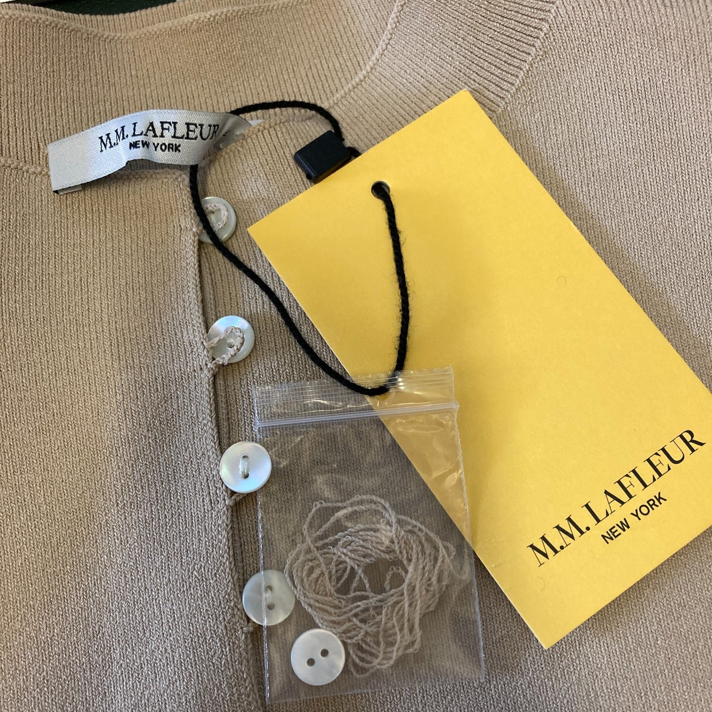 L - M.M. Lafleur Latte NEW Jarigan Knit Malki 1.0 Sleeveless Top 0416JW