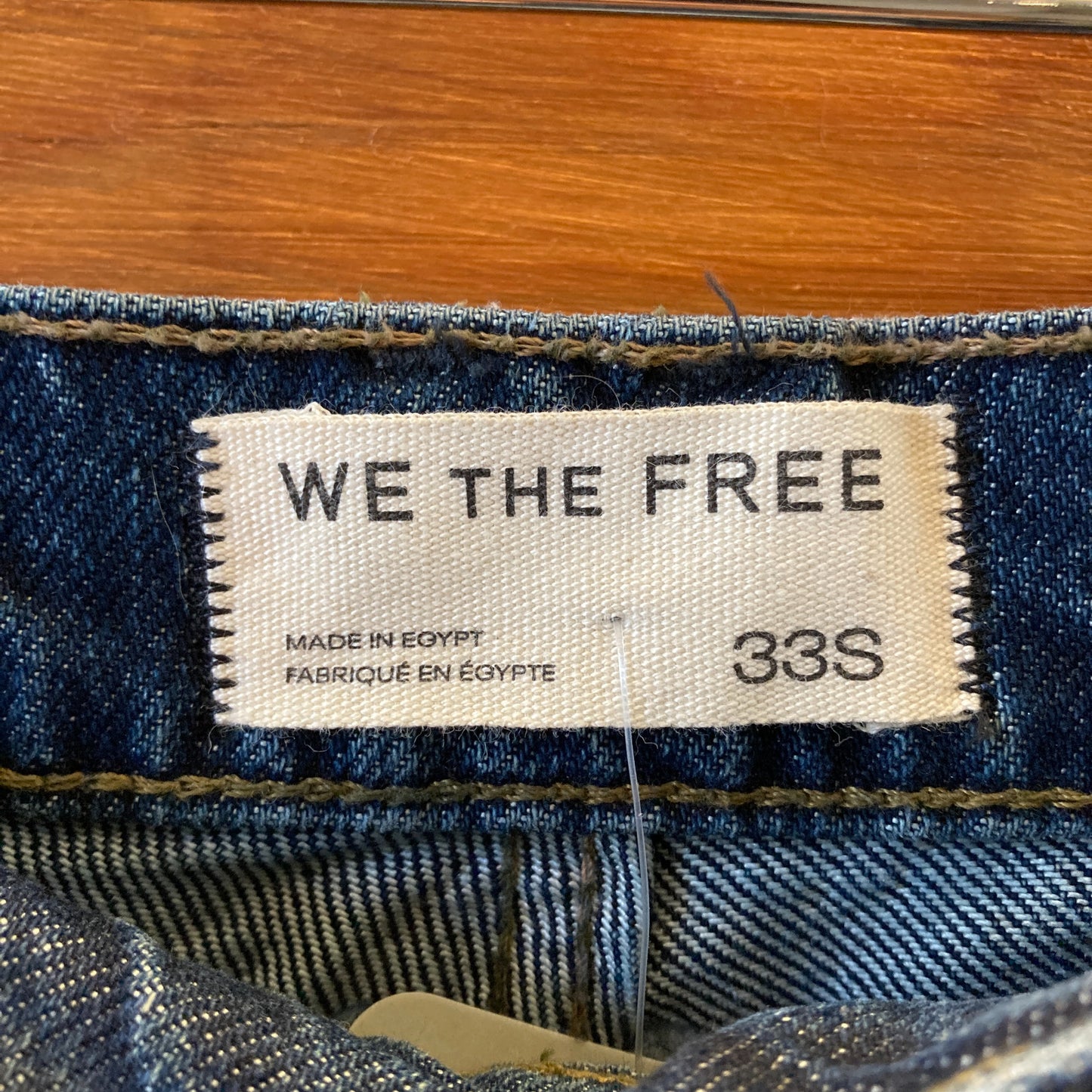 We the Free by Free People Good Luck Wide Barrel Jeans - Size 33 - 0425SV