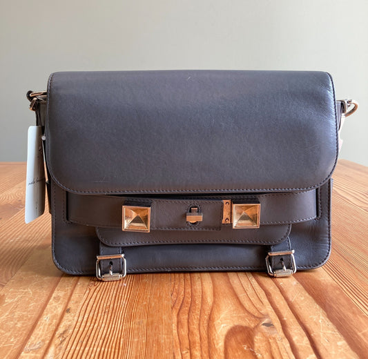 Proenza Schouler Gray PS11 Classic Turn Lock Shoulder Bag - 0816MS