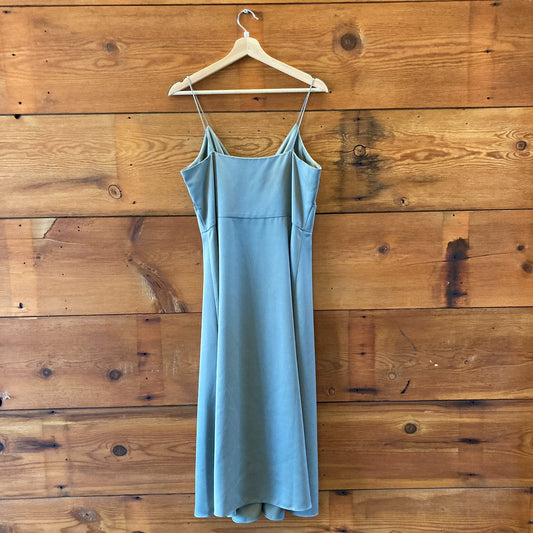 Sachin & Babi BHLDN Moss Green Button Up Marin Midi Dress - Size 14 - 0730EL