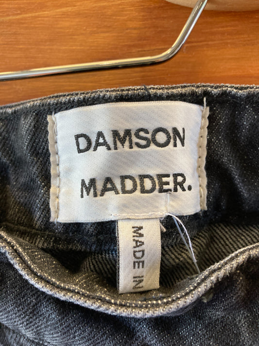 Damson Madder Black Wash Argyle Print Sylvie Jeans - Size 8 - 0717SM