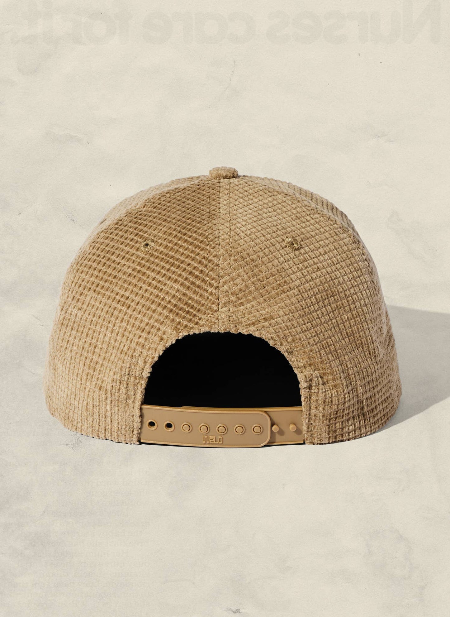 Waffle Corduroy Field Trip Snapback Hat: Slate