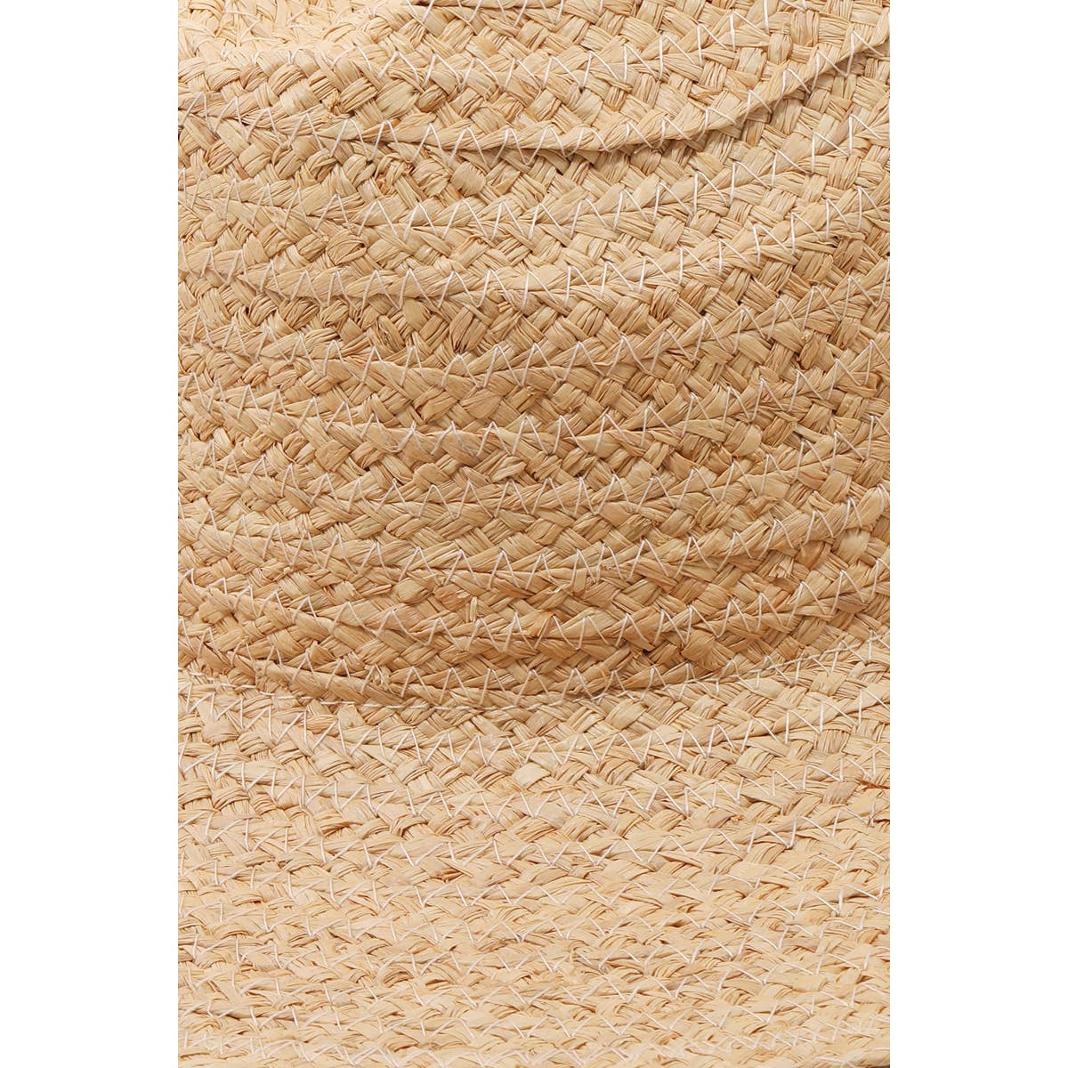 Anarchy Street - Straw Braid Flat Brim Sun Hat: TA
