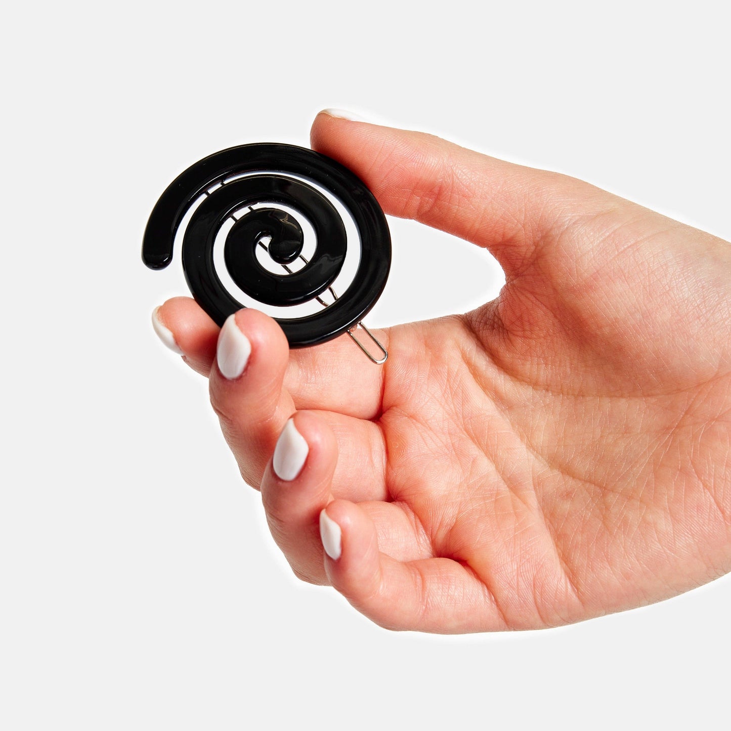 CHUNKS - Spiral Clip in Black