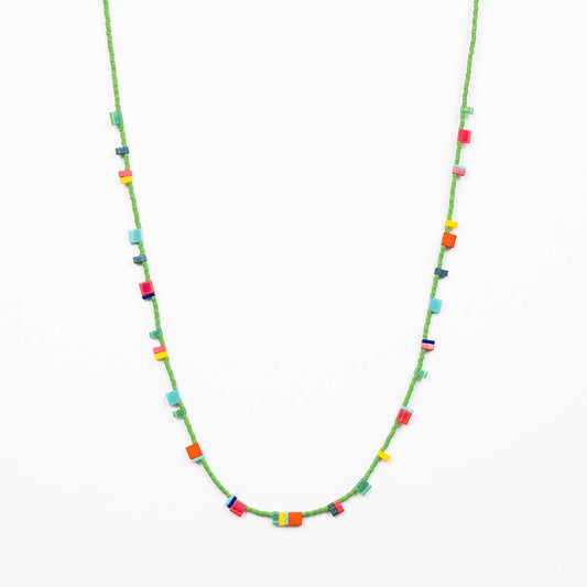 Altiplano - Tila Strand Necklace: Multi Blue