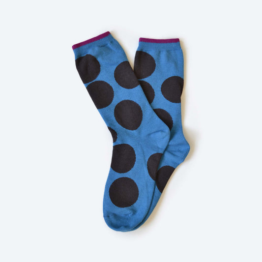 Big Dot Blue Sock: Small (Women's 4 - 10)