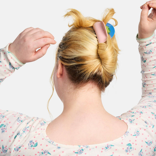 Suki Claw in Blue + Pink