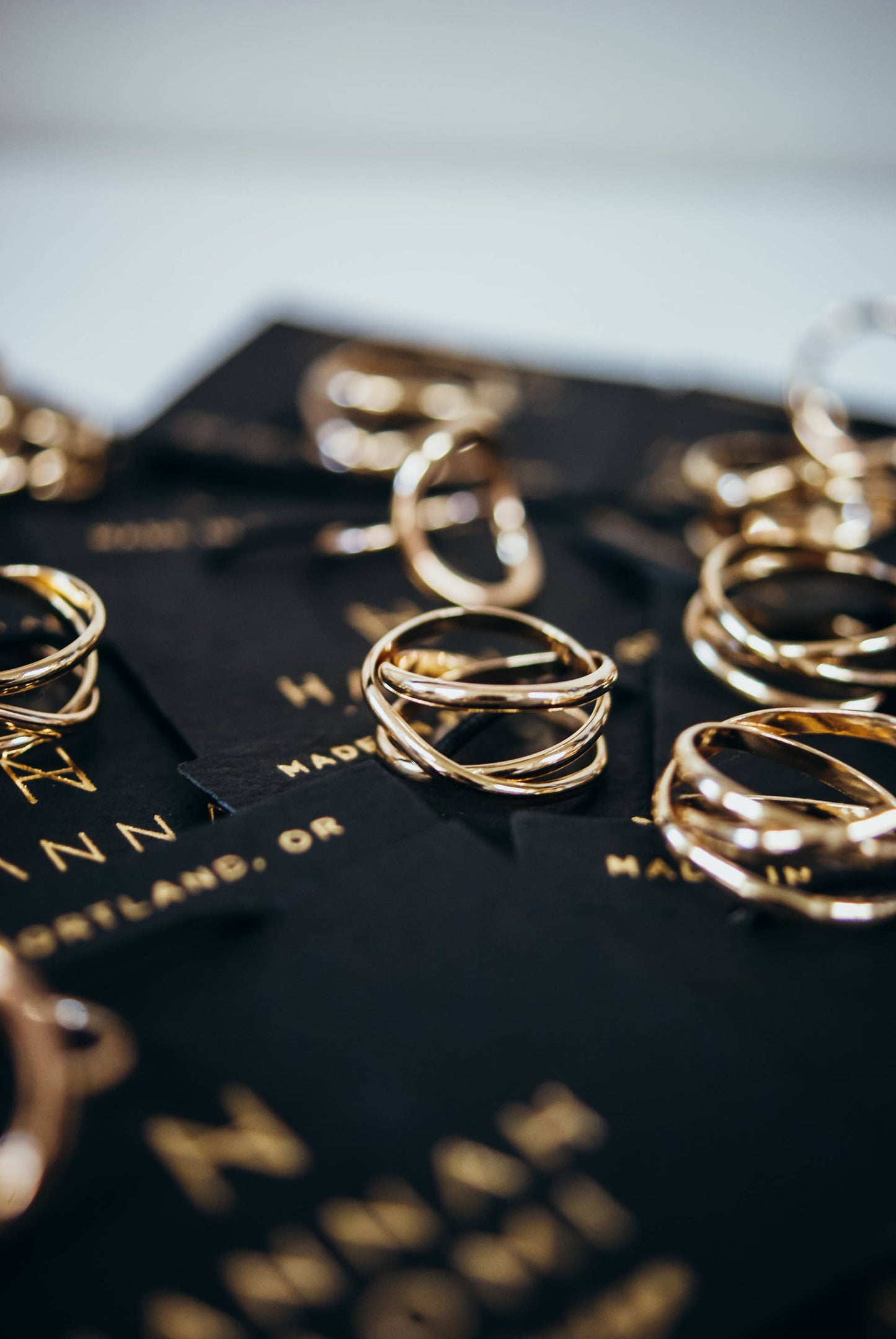 Hannah Naomi - Infinity Spiral Ring, 14K Gold Fill: 7.5