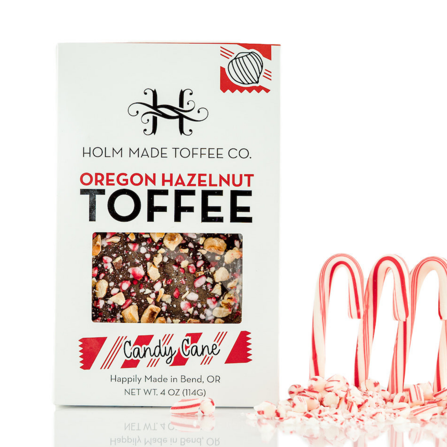 Holm Made Toffee Co. - HOLIDAY Flavors - Oregon Hazelnut Toffee