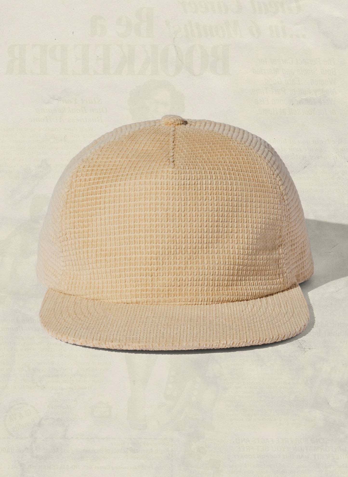 Waffle Corduroy Field Trip Snapback Hat: Slate