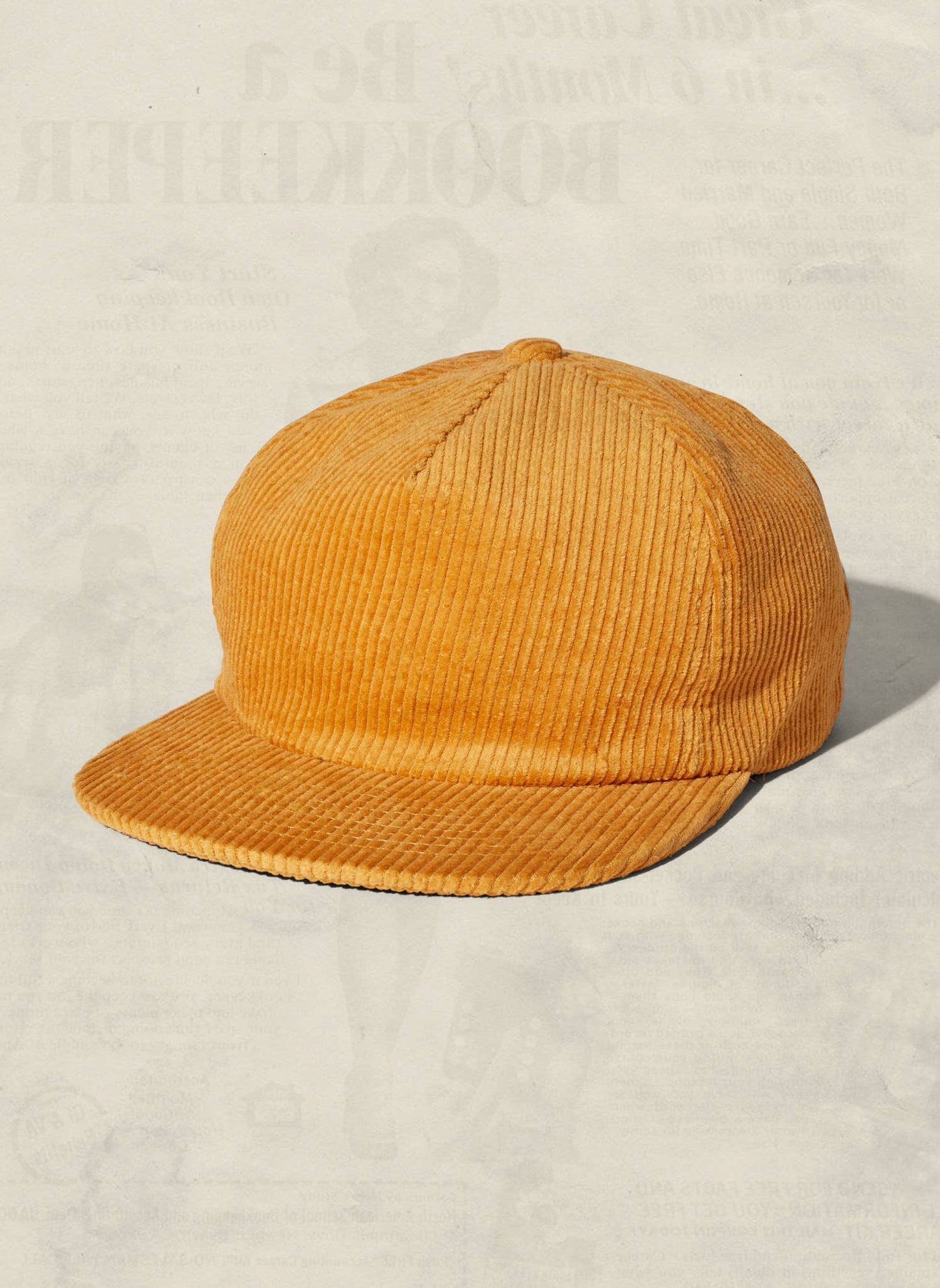 Corduroy 5 Panel Field Trip Hat (+13 colors): Camel