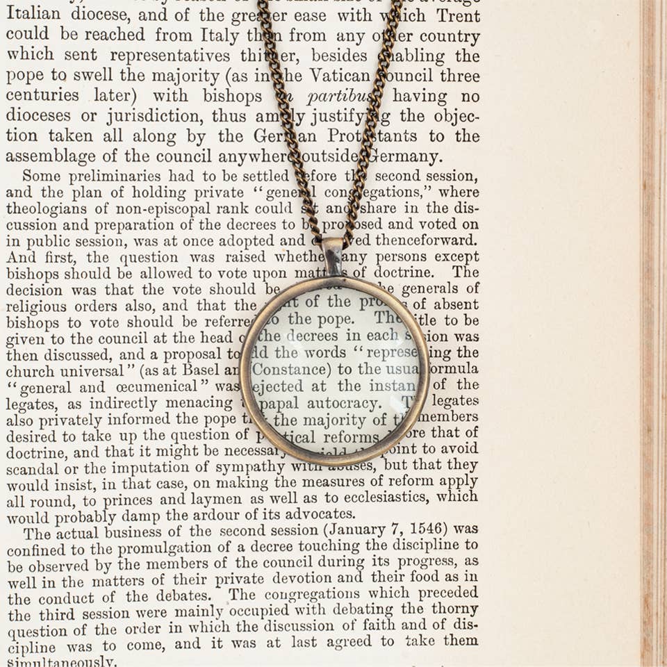 Altiplano - Bronze Monocle Necklace
