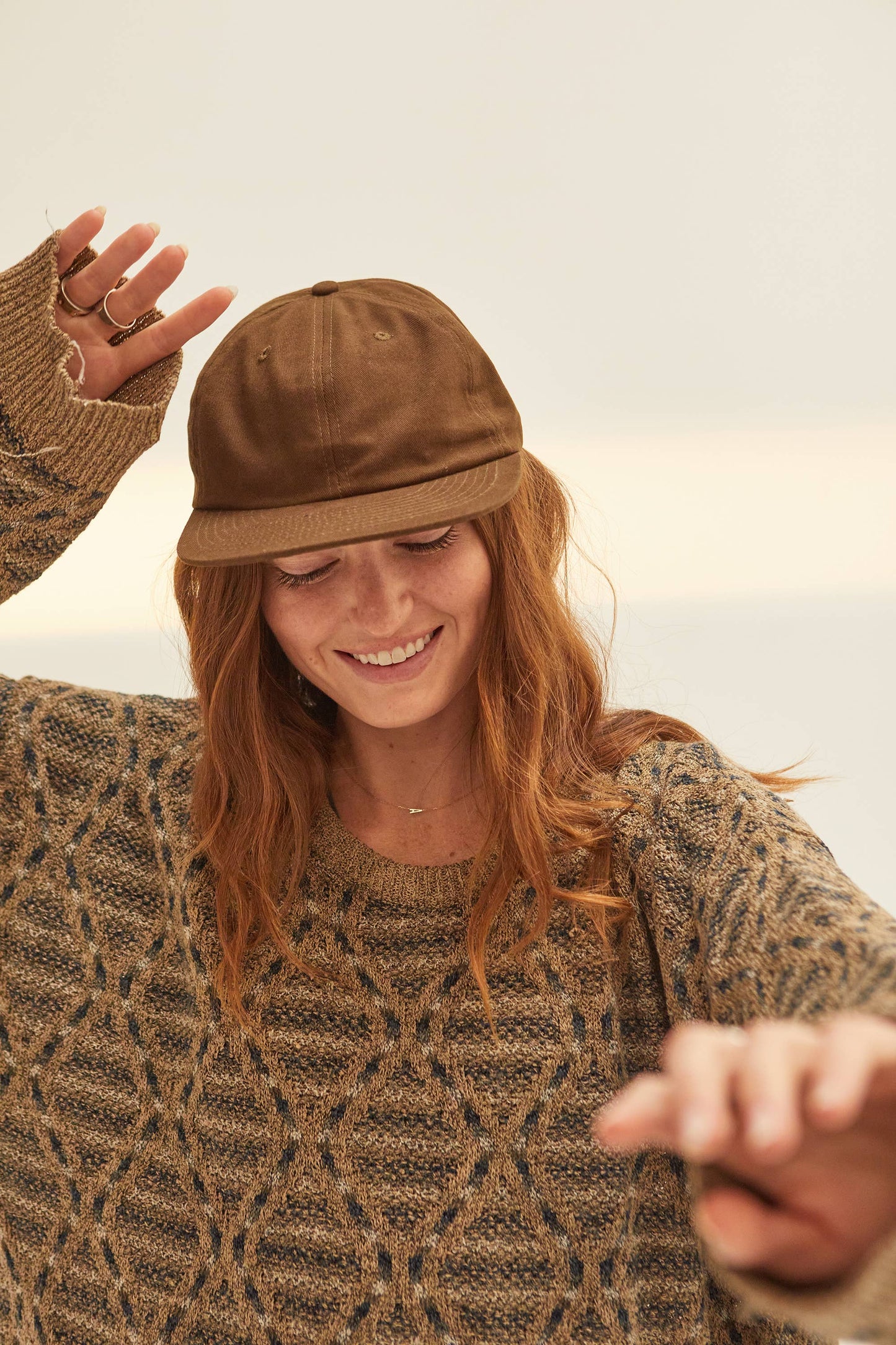 Low Profile Cotton Field Trip Hat (+11 Colors): Dune