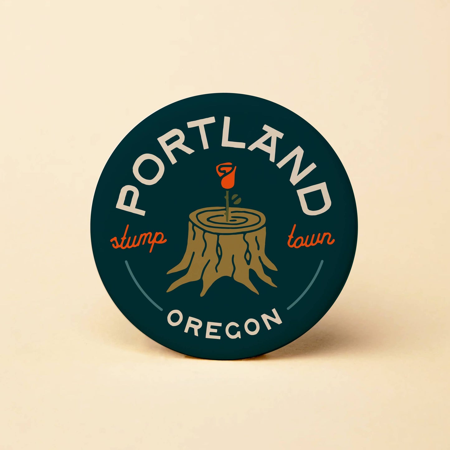 Tender Loving Empire - Portland Stumptown Round Magnet