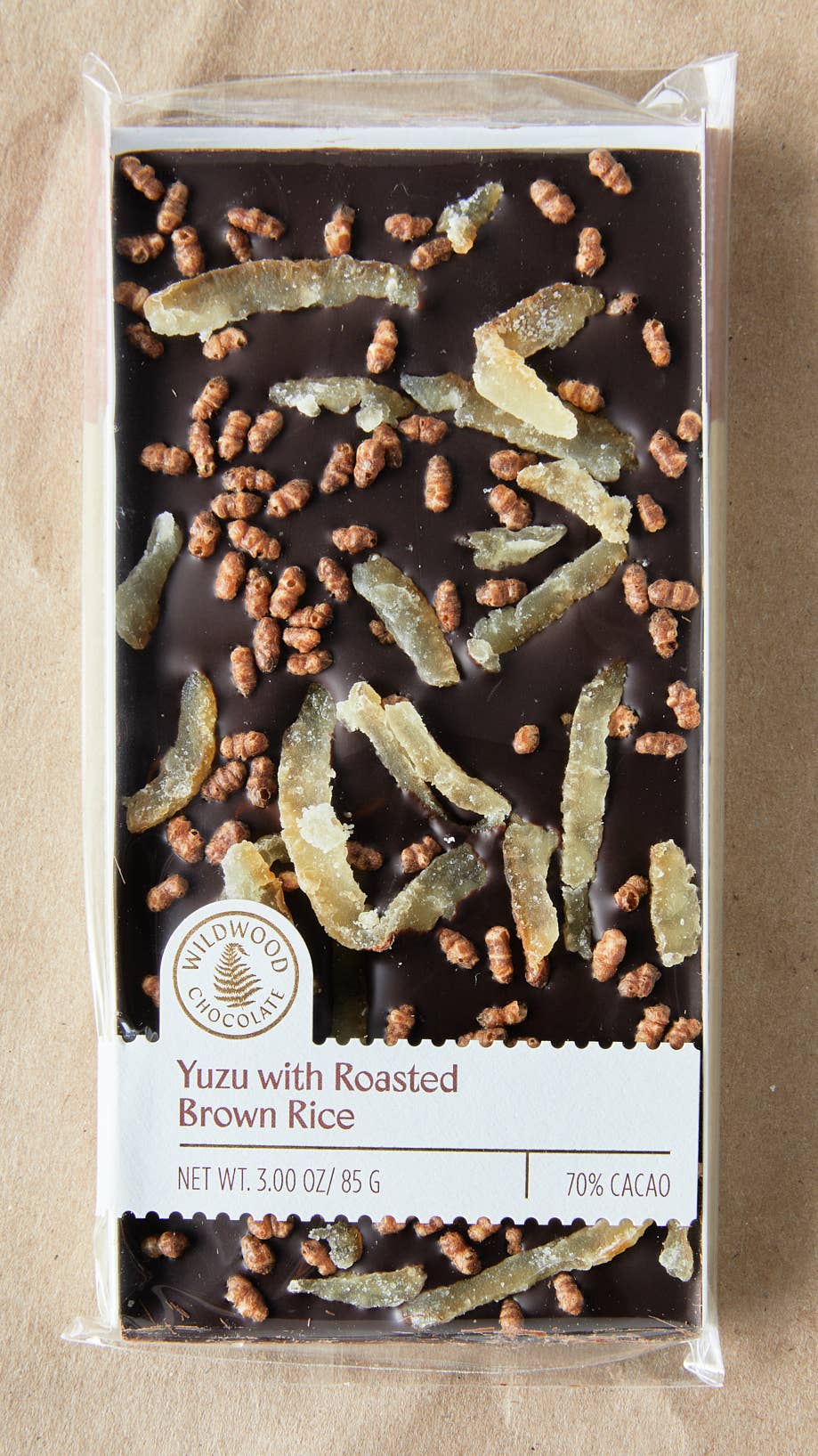 Wildwood Chocolate - Yuzu with Roasted Brown Rice