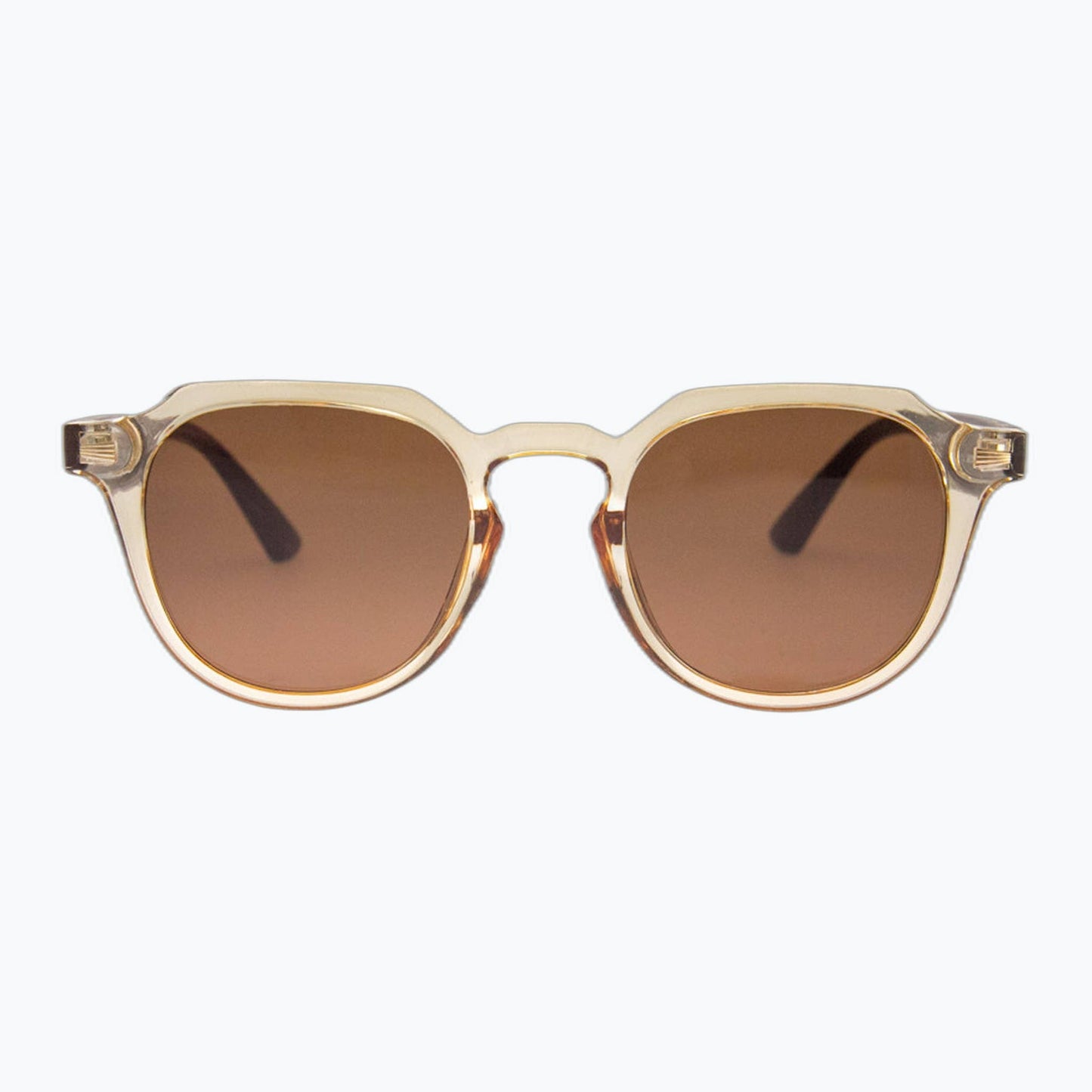 Jaxy Eyewear - Reverie by Jaxy - Retro Geometric Unisex Sunglasses: Sand