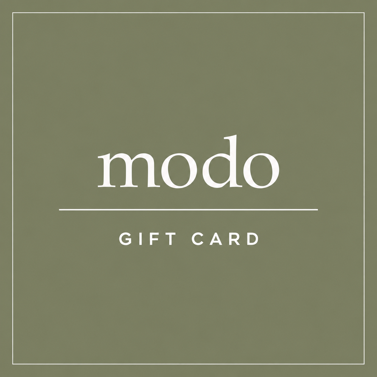 Modo Boutique Gift Card
