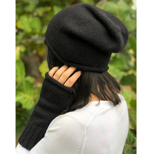 SLATE + SALT - Black Essential Alpaca Gloves