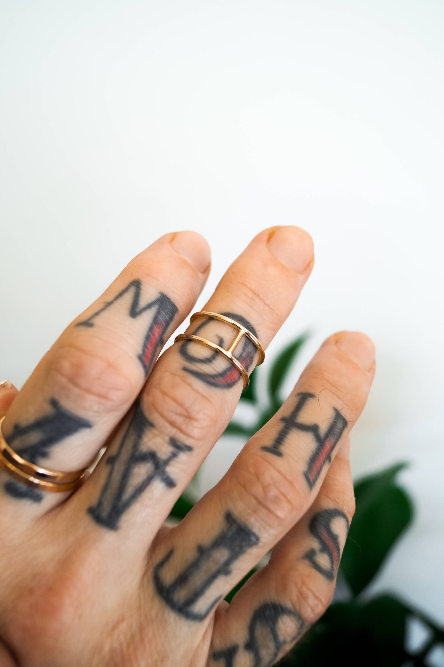 Hannah Naomi - Thick Cage Ring, 14K Gold Fill: Smooth Finish / 6.5 / Small