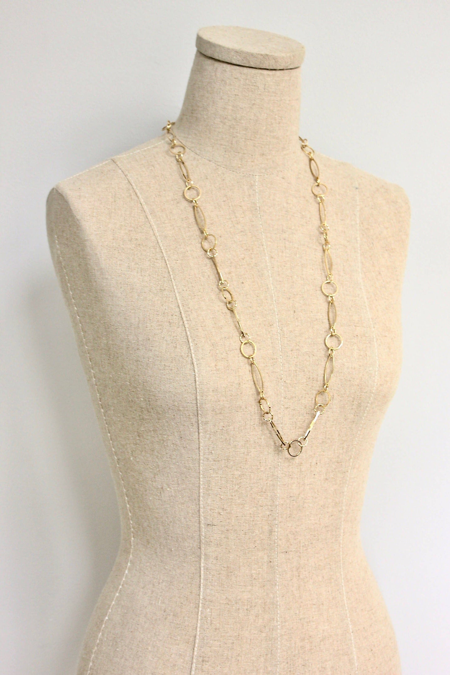 David Aubrey Jewelry - DOR131 Gold Chain Necklace