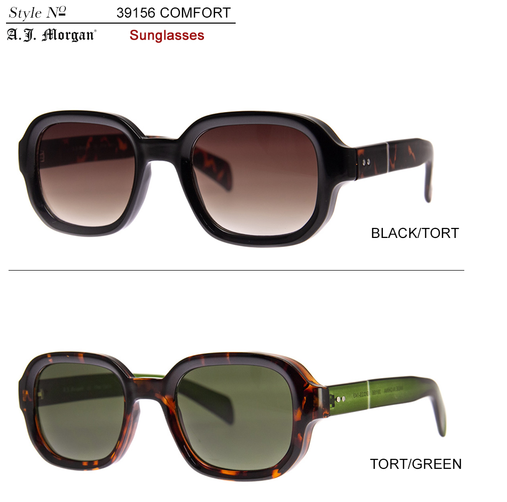 A.J. Morgan - COMFORT ZONE - Sunglasses: BLACK/TORTOISE