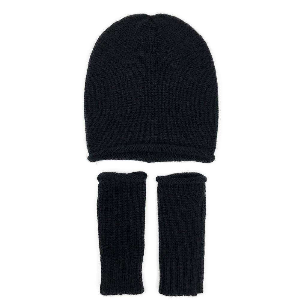 SLATE + SALT - Black Essential Alpaca Gloves