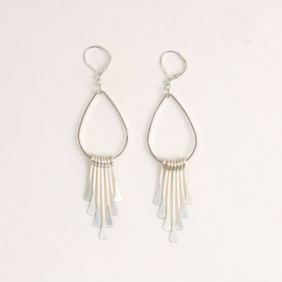 Altiplano - Paddle Pin Fringe Earring: Gold