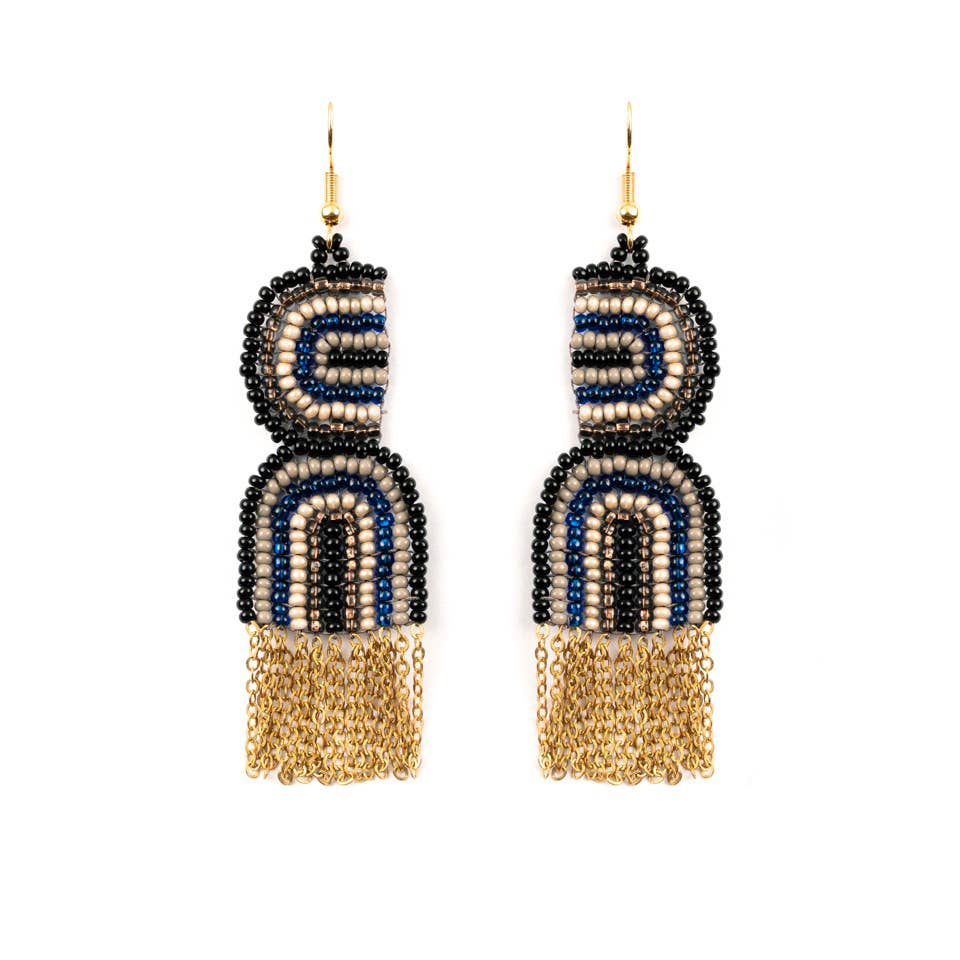 U Turn Earrings: Deep Pop