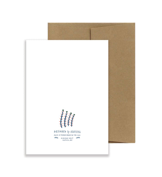 Isatopia - Rainy Cloud Card - Wide Eyes Series