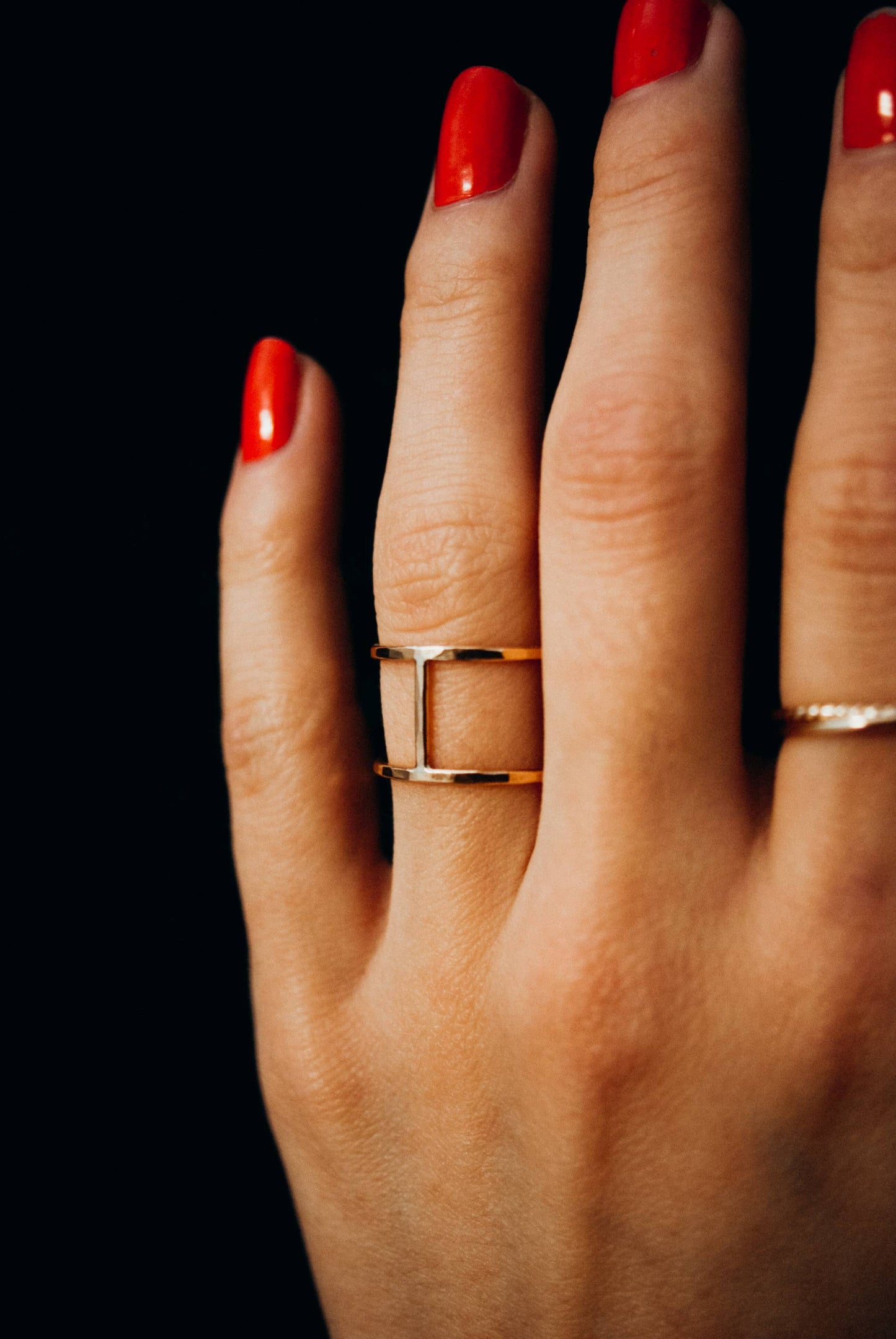 Hannah Naomi - Thick Cage Ring, 14K Gold Fill: Smooth Finish / 6.5 / Small