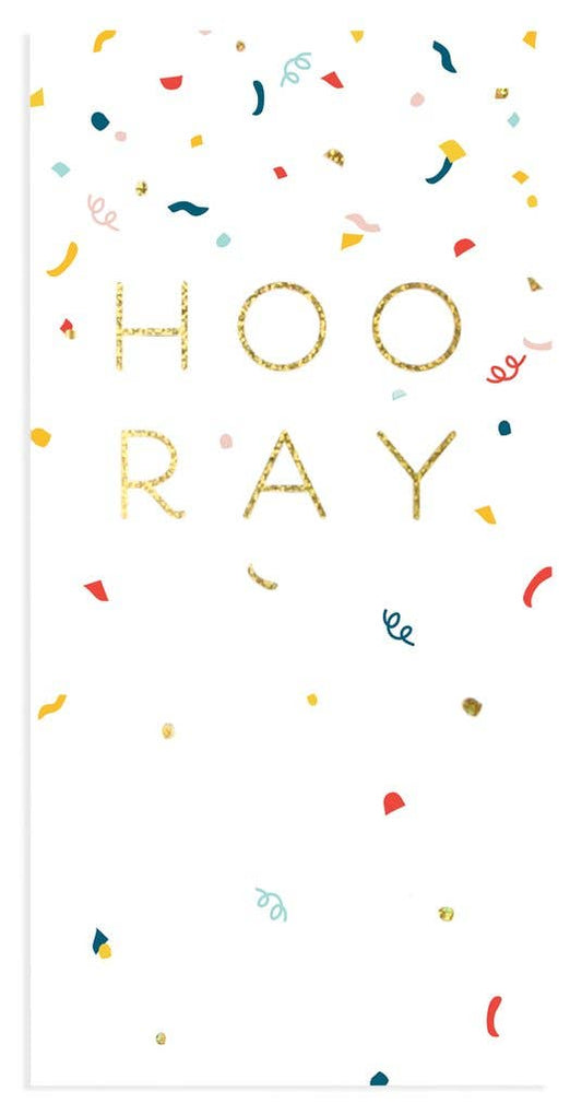 Hooray Pop-Up Birthday Card with Bright Balloons