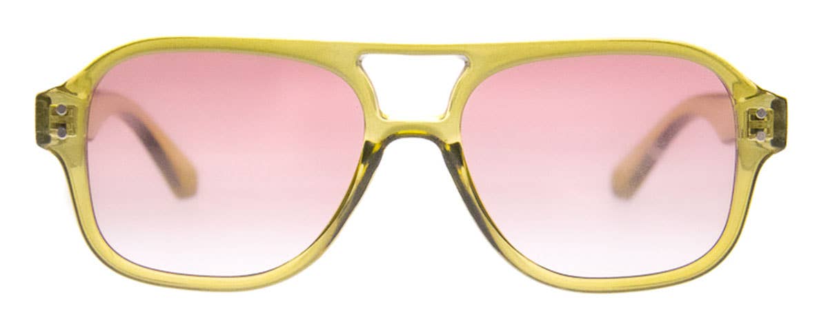Greetings - Sunglasses: Brown/Purple