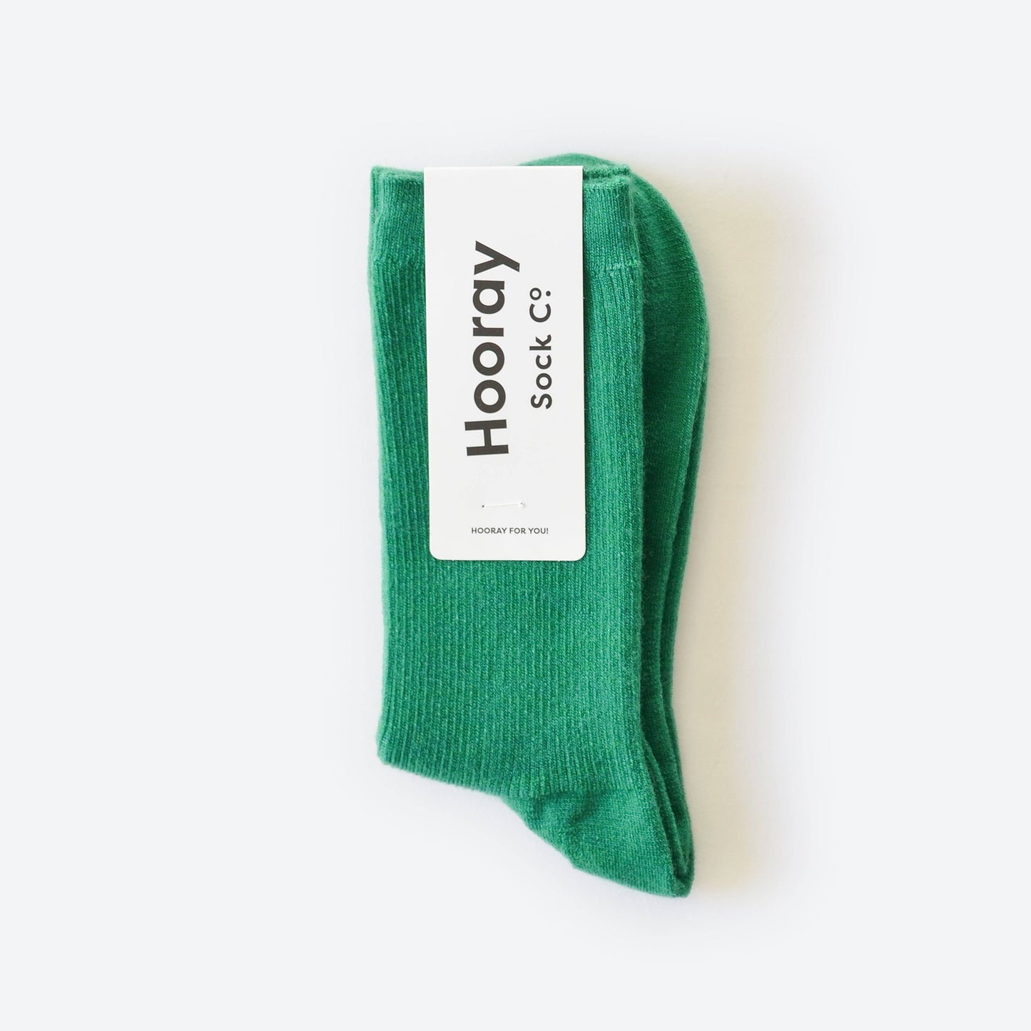 Hooray Sock Co. - Kelly Green (Merino Wool): Small (Women's 4 - 10)