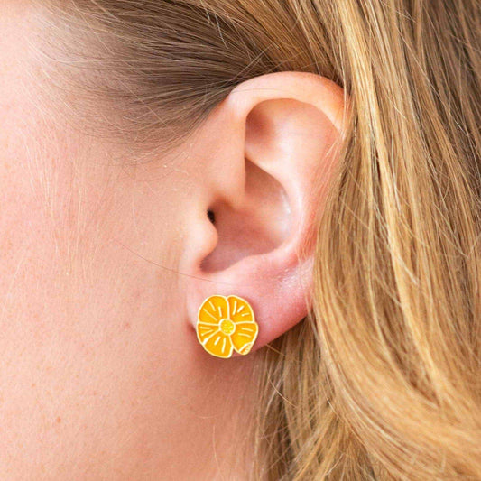 Jenny Lemons - Poppy Enamel Earrings