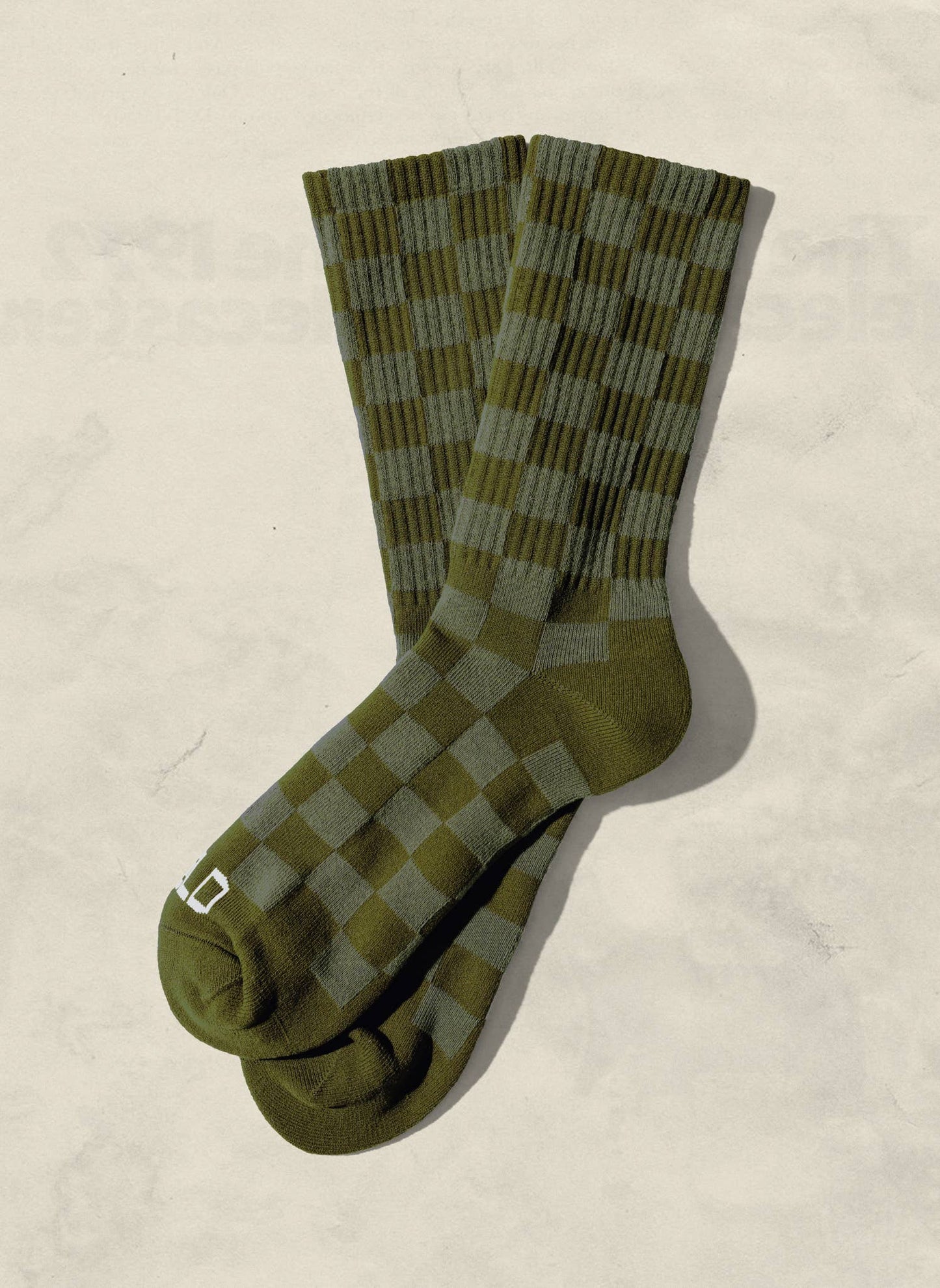 Tonal Checkerboard Socks (+4 Colors): Rust