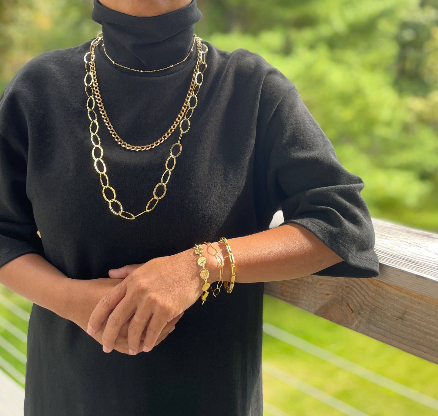 David Aubrey Jewelry - DOR116 Gold Chain Necklace