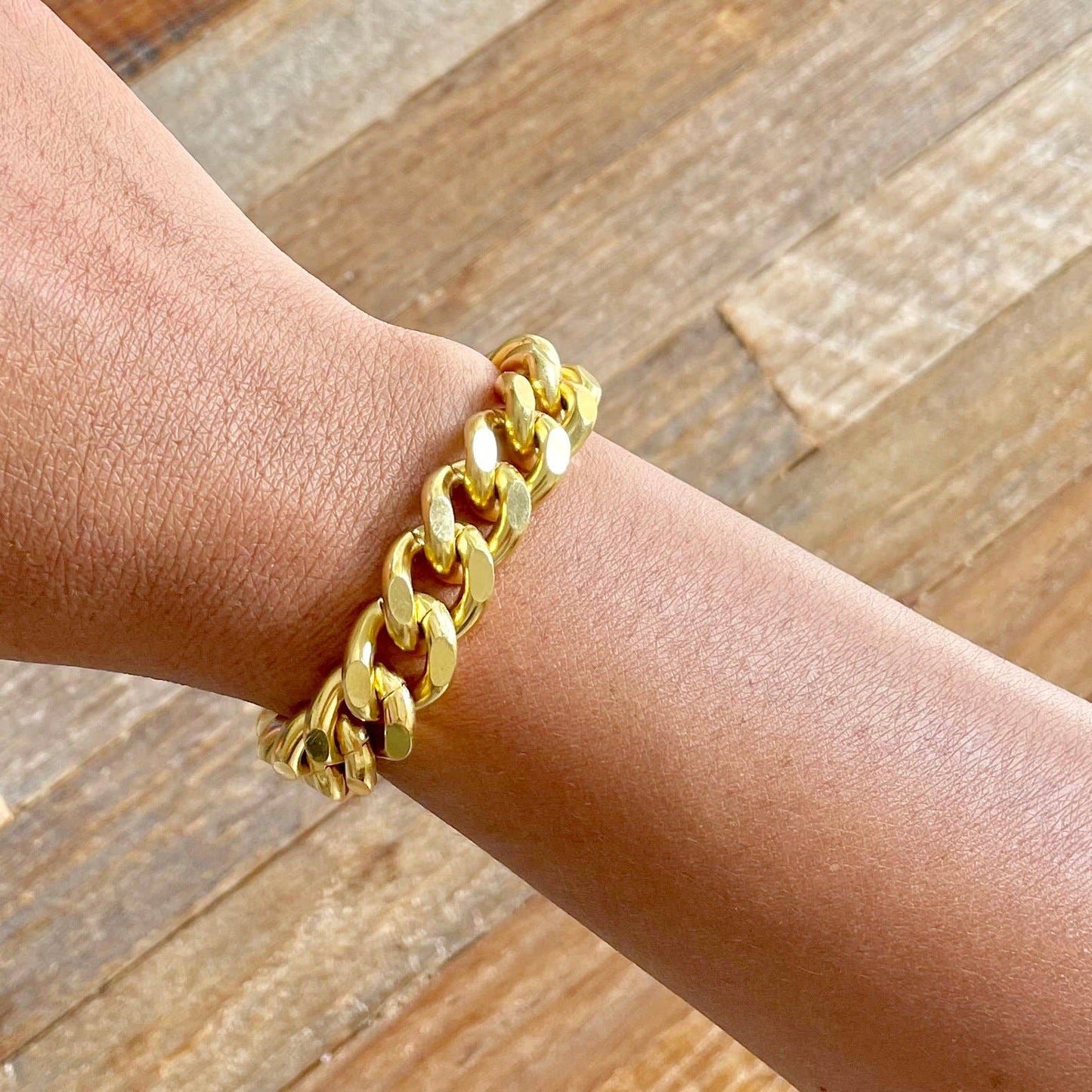 David Aubrey Jewelry - DORB03 Gold Chain Bracelet