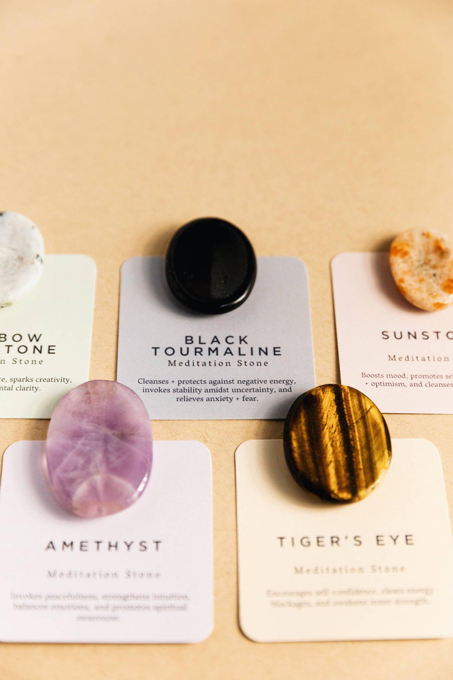 Black Tourmaline - Meditation Stone