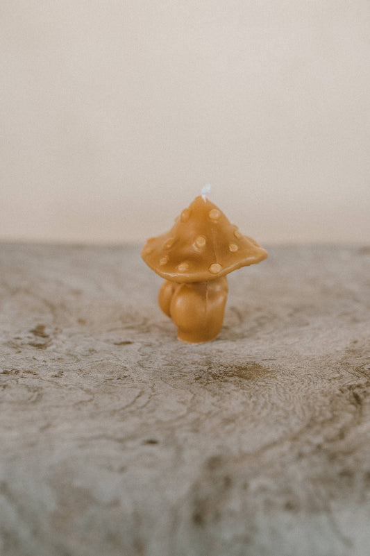 Sexy Little Mush Beeswax Candle: Small